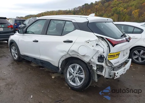 2023 Nissan Kicks S Xtronic Cvt z USA, uszkodzony, nr VIN 3N1CP5BV3PL533877